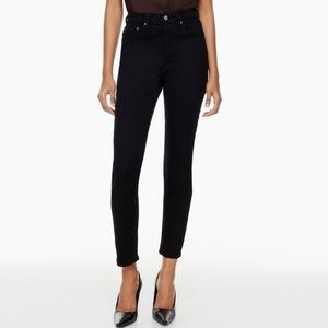 DENIM FORUM Yoko High Rise Slim 28L Size 29 - Stay Black